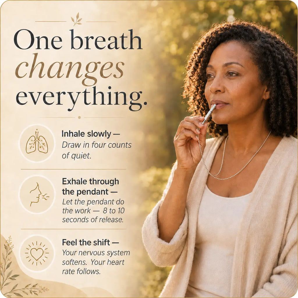 Aurabre Breathing Necklace — Wear Calm. Breathe Free.